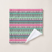 Conception de motifs aztèques colorés (Gant de toilette)