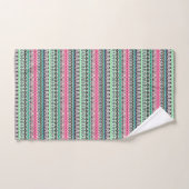 Conception de motifs aztèques colorés (Serviette à main)