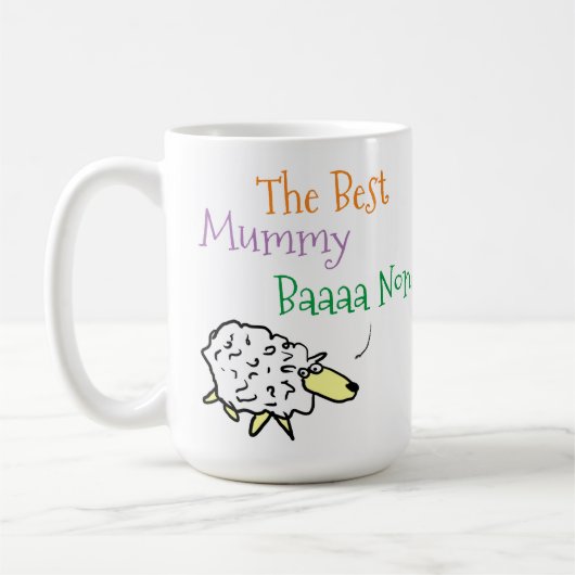 Conception de mouton pour la meilleure Mug de café (Gauche)