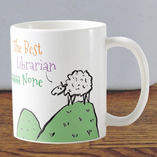 Conception de mouton pour une tasse de café de bib