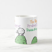 Conception de mouton pour une tasse de café de des (Centre)