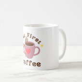 Conception de mug à café avec un chat mignon (Devant droit)