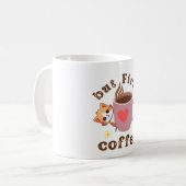 Conception de mug à café avec un chat mignon (Devant gauche)