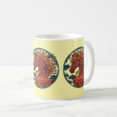 Conception de mug année du cheval de feu 2 (Devant droit)