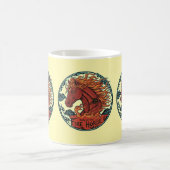 Conception de mug année du cheval de feu 2 (Centre)