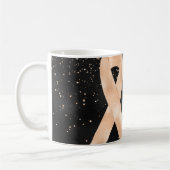 Conception de mug avec ruban de sensibilisation au (Gauche)