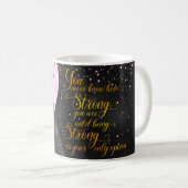 Conception de mug avec ruban de sensibilisation Bl (Devant droit)