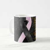 Conception de mug avec ruban de sensibilisation Bl (Devant gauche)