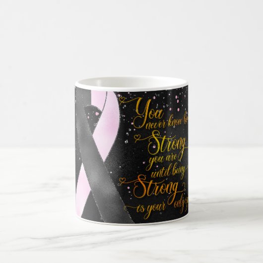 Conception de mug avec ruban de sensibilisation Bl (Centre)