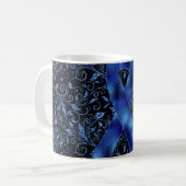Conception de mug avec ruban de sensibilisation bl (Devant gauche)
