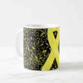 Conception de mug avec ruban de sensibilisation ja (Devant gauche)