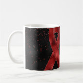 Conception de mug avec ruban de sensibilisation ro (Gauche)