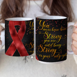 Conception de mug avec ruban de sensibilisation ro