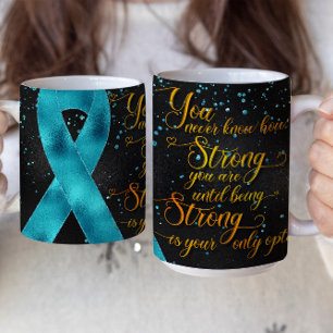 Conception de mug avec ruban de sensibilisation sa