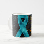 Conception de mug avec ruban de sensibilisation sa (Devant gauche)