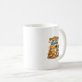 Conception de mug avec un chaton et un chiot migno (Devant droit)