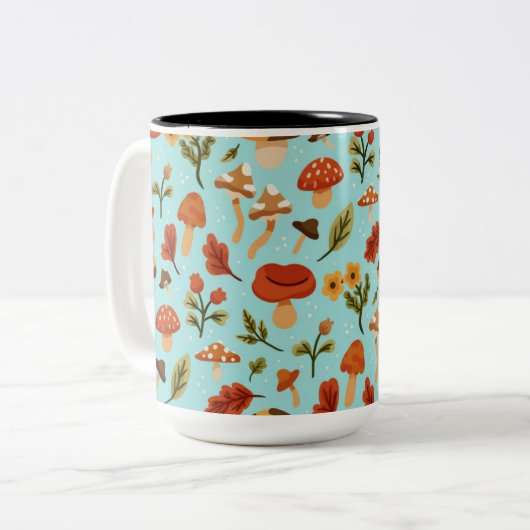 Conception de mug bicolore (Devant gauche)