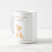 Conception de mug Chien Mignon (Devant gauche)