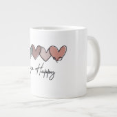 Conception de mug Cœur Heureux (Devant droit)
