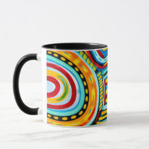 Conception de mug colorée