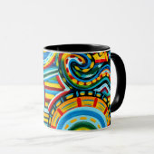 Conception de mug colorée (Devant droit)
