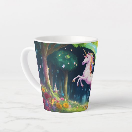 Conception de Mug de café à l'arc-en-ciel magique (Angle gauche)