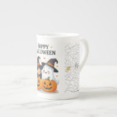 Conception de mug de sorcière et fantôme de Hallow (Devant droit)