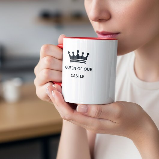 Conception de mug de typographie – Reine de notre