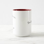 conception de mug Dieu vous connaissait avant de v (Centre)