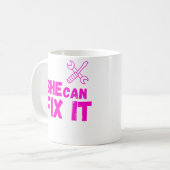 Conception de mug DIY Elle Peut Le Réparer (Devant gauche)
