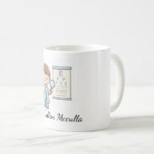 Conception de mug d'optométriste de dessin animé m (Devant droit)