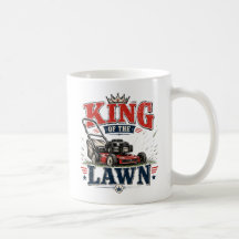 Conception de mug drôle pour papa tondeuse à gazon