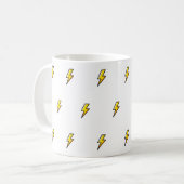Conception de mug Éclair Jaune (Devant gauche)