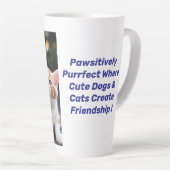 Conception De Mug En Latte Pour Animaux De Compagn (Angle droit)