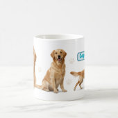 Conception de mug enveloppante Golden Retriever (Centre)