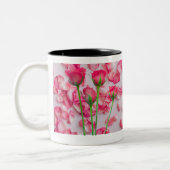 Conception de mug floral à pétales de rose rose él (Gauche)