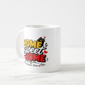 Conception de mug Il n'y a pas d'endroit comme la (Devant gauche)