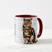 Conception de Mug Moderne et Mug mignonne et Mug t (Devant droit)