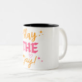 Conception de mug motivationnel pour défoncer la j (Devant droit)