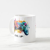 Conception de mug "Niveau supérieur" pour manette (Devant gauche)