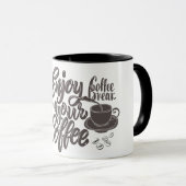 conception de mug pause café (Devant droit)