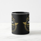 Conception de mug pour pilote d'aviation personnal (Centre)