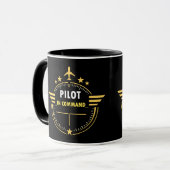 Conception de mug pour pilote d'aviation personnal (Devant gauche)