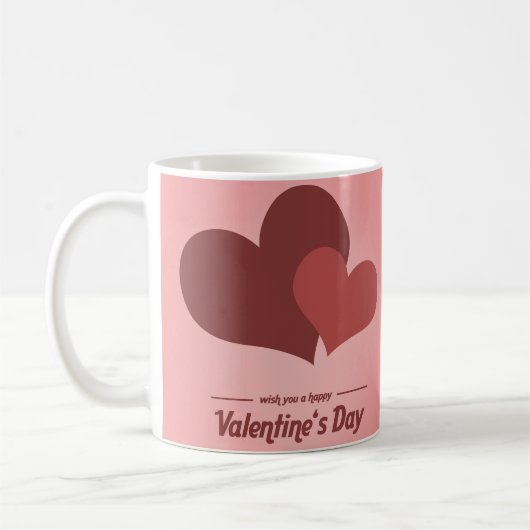 Conception de mug romantique pour la Saint-Valenti (Gauche)