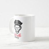 Conception de mug tête de singe pirate (Devant gauche)