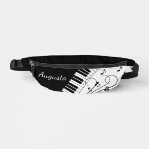 Conception de musique de clavier de piano avec nom