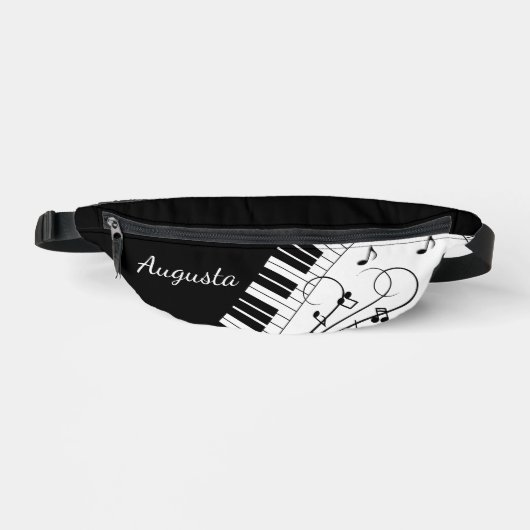 Conception de musique de clavier de piano avec nom (Recto)