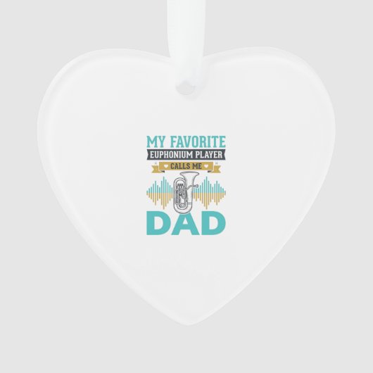 Conception de musique vintage de papa euphonium dr (devant)