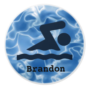 Conception de natation Tige ou bouton en céramique