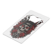 Conception de nom personnalisé Scott Gothic Skull (Dos Angle)